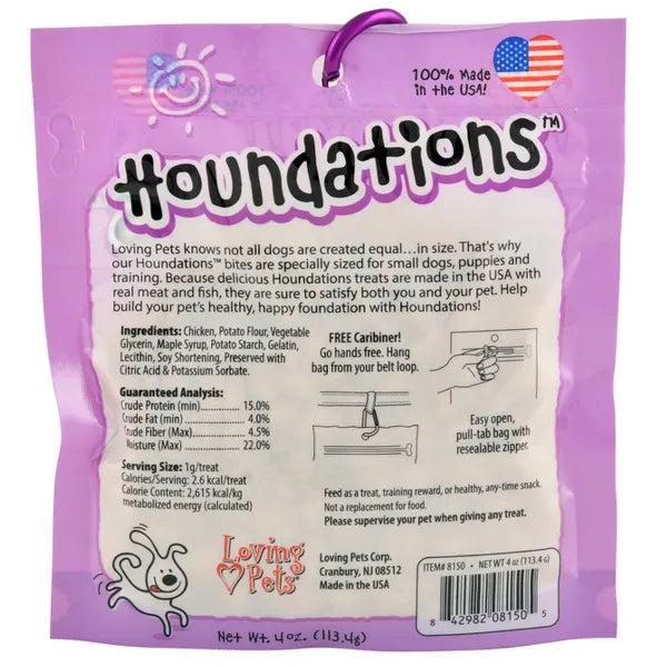 Houndations Training Treats for Small Dogs and Puppies 4 oz - Choice a Flavor