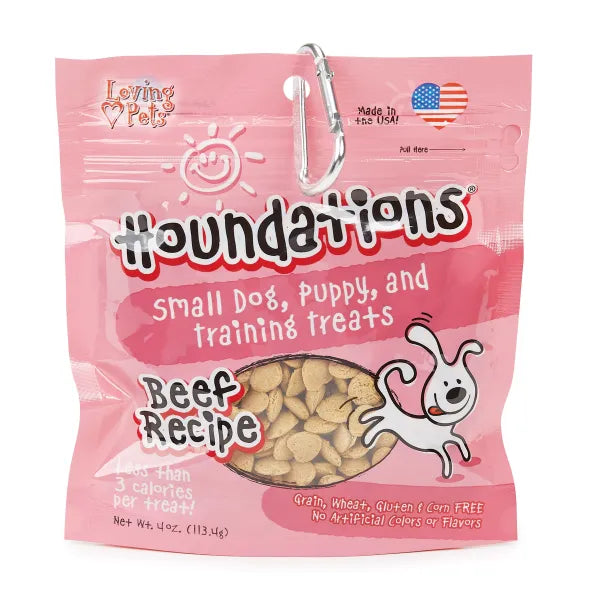 Houndations Training Treats for Small Dogs and Puppies 4 oz - Choice a Flavor
