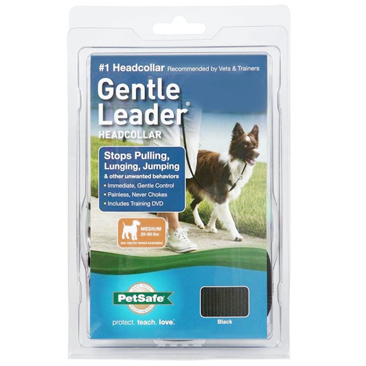 Gentle Leader Headcollar To 60lb M Blk