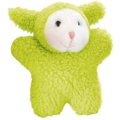 zanies cuddly berber baby lamb 8in green