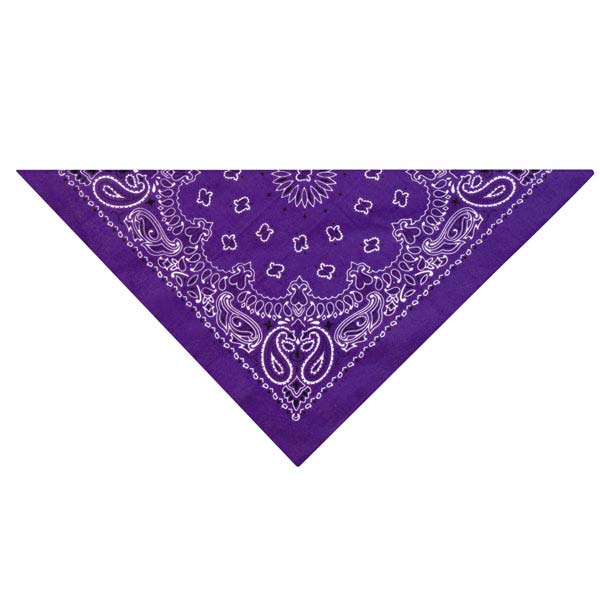 top performance paisley bandana dark purple