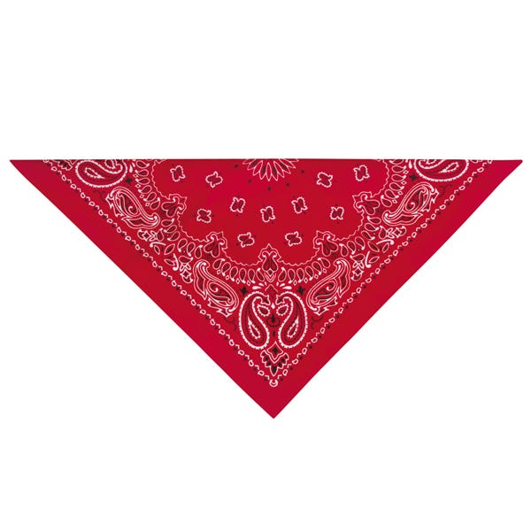 top performance paisley bandana red
