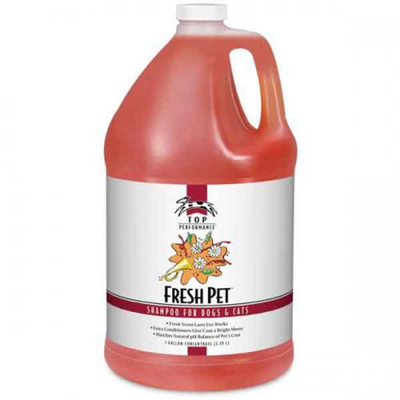 Top Performance Fresh Pet Shampoo - 1 Gallon Concentrated Formula