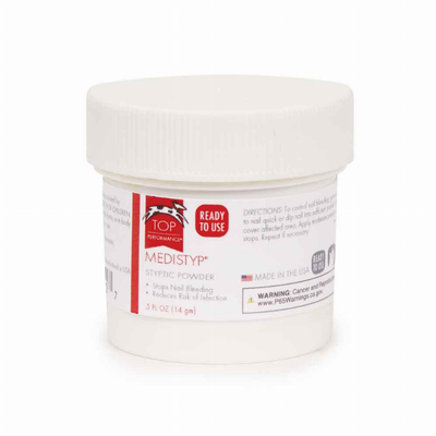 Pet Edge MediStyp Styptic Powder for Dogs - First Aid Grooming, 0.5oz