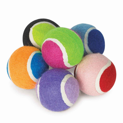 Zanies Tennis Minis Dog Balls – 6-Pack Small Dog Toys by Pet Edge