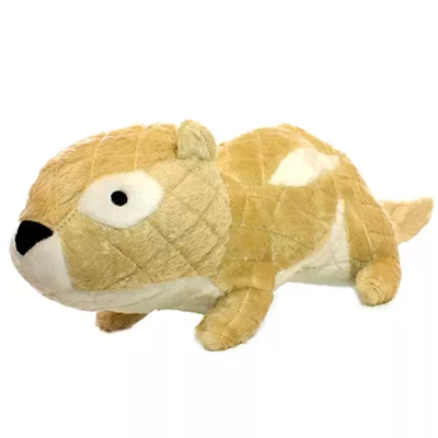 Mighty Massive Nature Chipmunk Dog Toy – Durable Plush Tug Toy, Tan