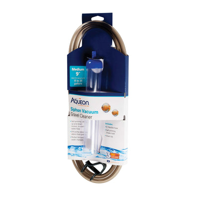 Aqueon Siphon Vacuum Gravel Cleaner – Medium Self-Priming Aquarium Tool