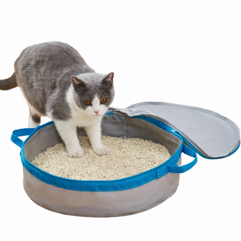 Mr. Peanut's PortaPotty Litter Box for Traveling Kitties, 15.5 x 4