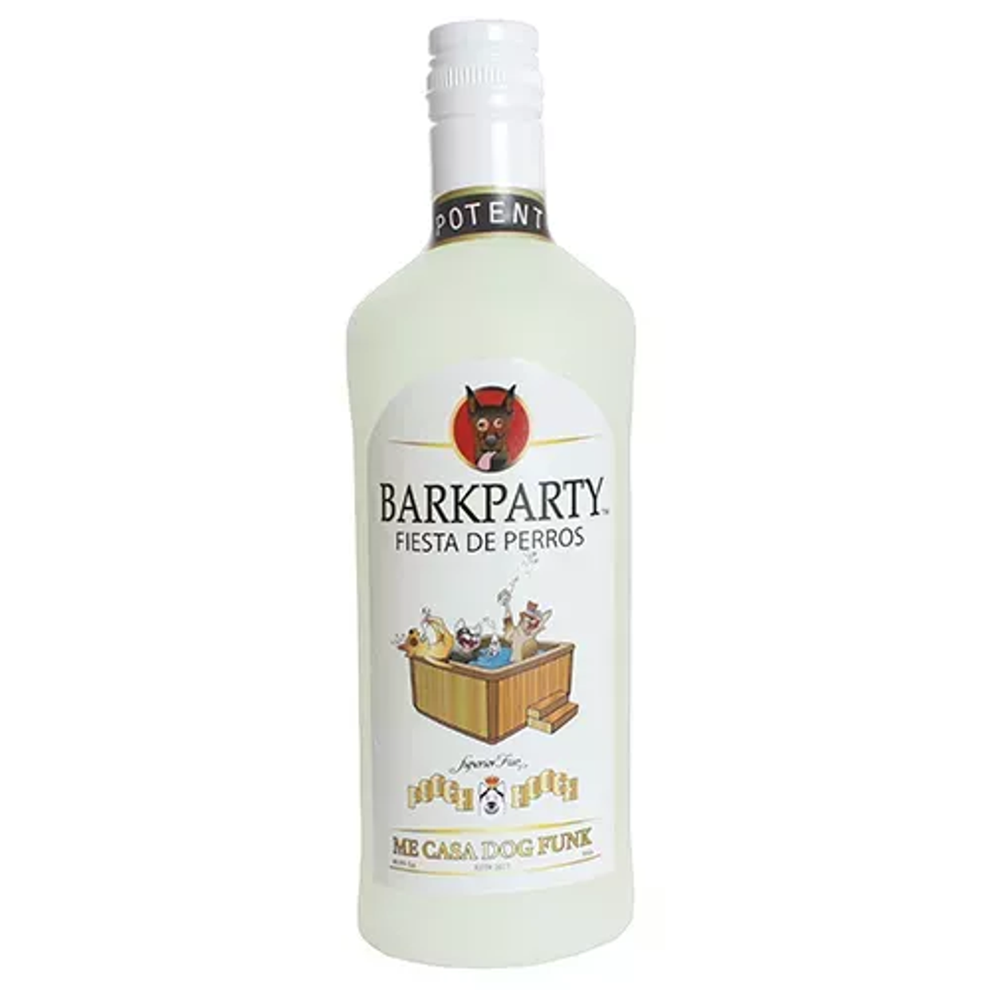 Silly Squeaker Liquor Bottle, One Size, White