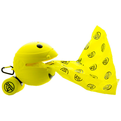 Potty Mouth Portable Pooper Scooper | Yellow Silicone Pet Waste Tool