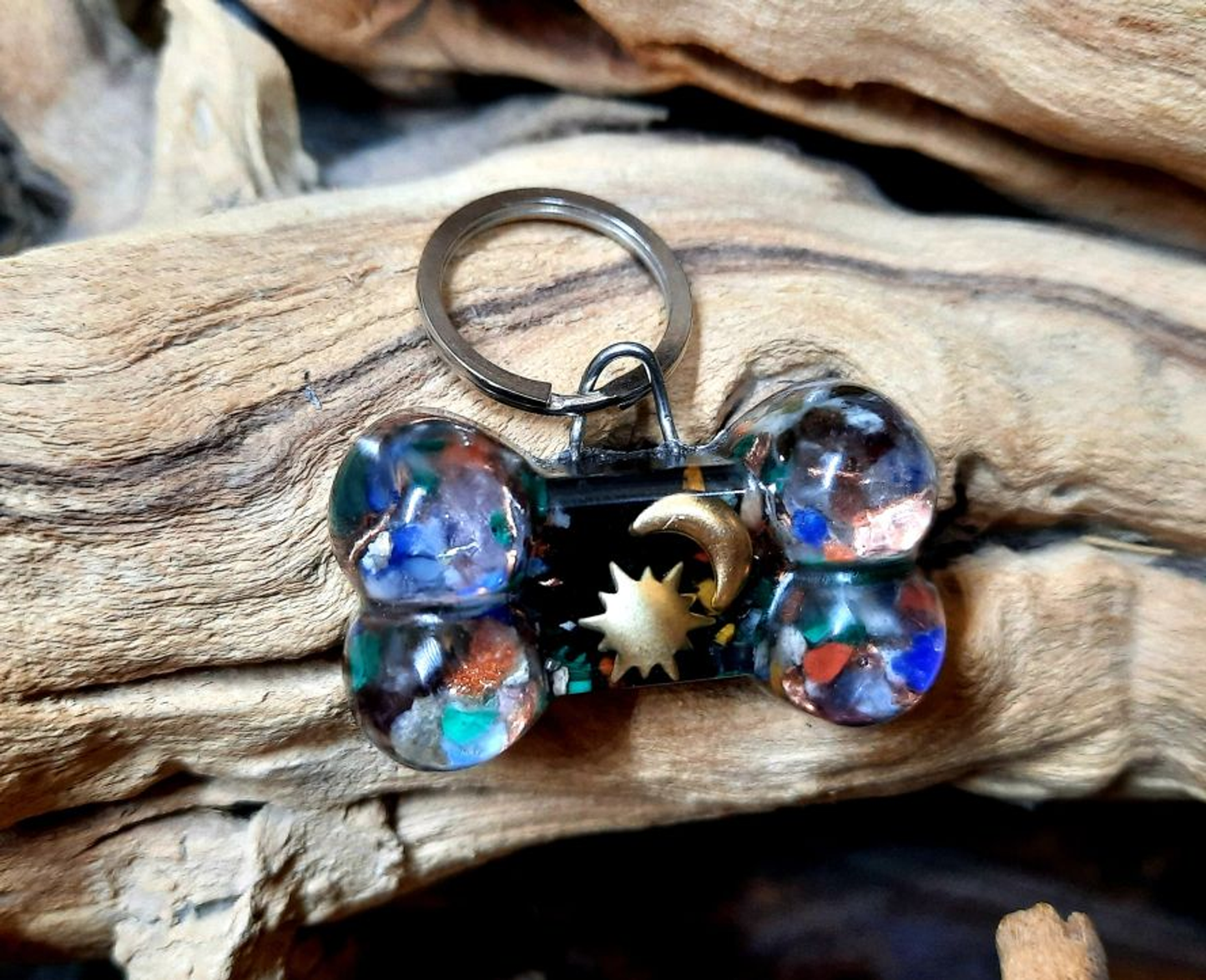 EMF 5G Protection Pet Charm | Secret Synergy Stone Shungite Paw Print