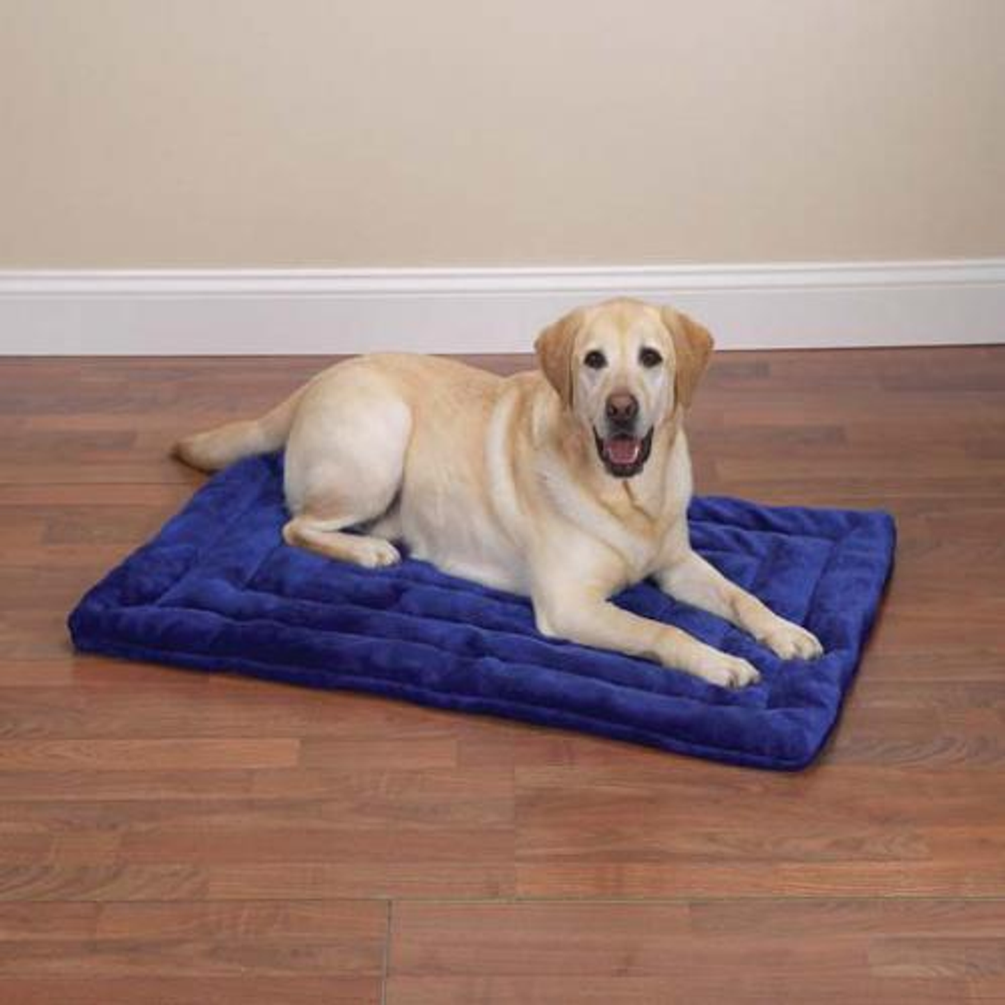 Slumber Pet Plush Dog Crate Mat – Gray Double-Sided Fur Bed, 18x13in