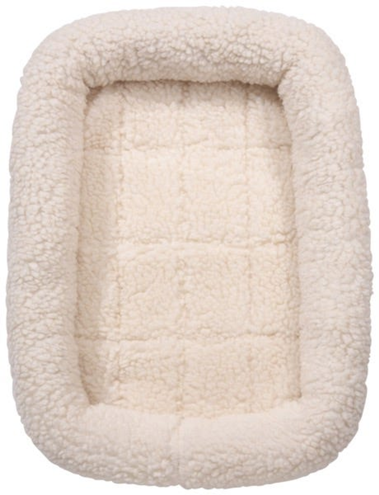 Pet Edge SP Sherpa Crate Bed for Dogs and Cats - Select a Size