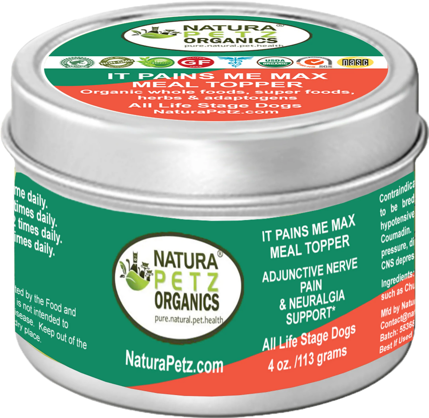 It Pains Me Max Meal Topper Adjunctive Nerve Pain & Neuralgia, Dog 4 oz.
