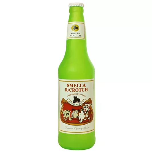 Silly Squeaker Beer Bottle, One Size, Brown
