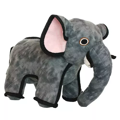 Tuffy Zoo Animal Large Gray