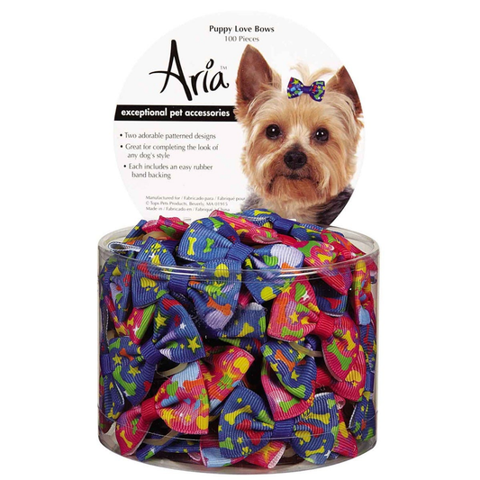 AR Puppy Love Bow Canister - 100Pc