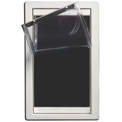 Ideal Pet Products Screen Guard Pet Door - Medium White Vinyl Flap
