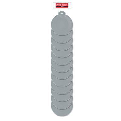Pet Edge Plastic Pet Food Can Covers - Medium Grey - 12 Piece Set
