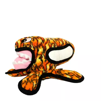 Tuffy Alien Durable Dog Tug Toy – Orange & Yellow – 4 Layer Material