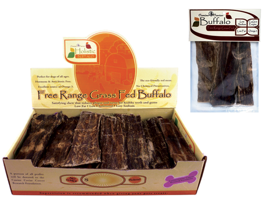 Canine Caviar Jerky Flat 6" box, 2