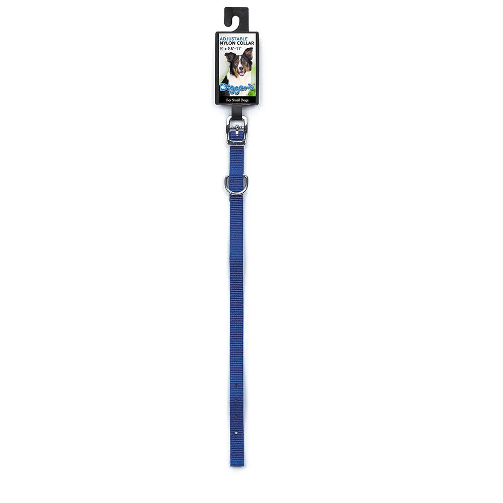 Digger's 1/2inch Nylon Collar, Select Color/Size