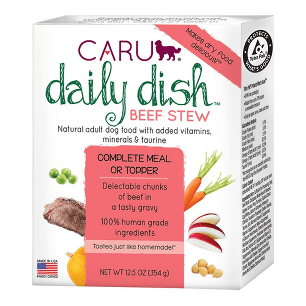 CARU Daily Dish Beef Stew for Dogs, 12 oz (Case of 12)