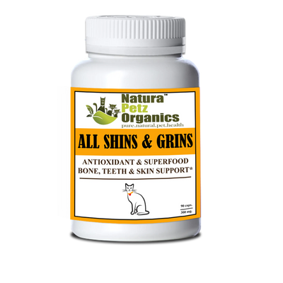 all shins grins capsules antioxidant food bone eye cat 90 caps 300 mg