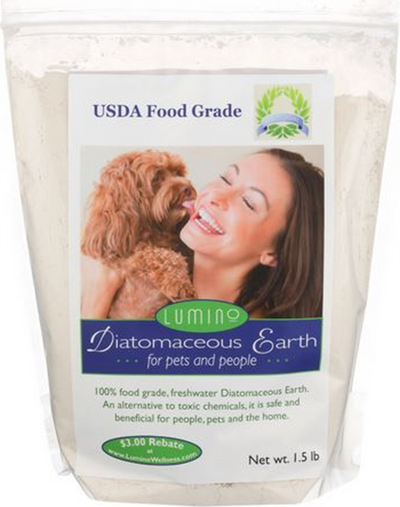 Lumino Wellness Food Grade Diatomaceous Earth for Pets - 1.5 lbs