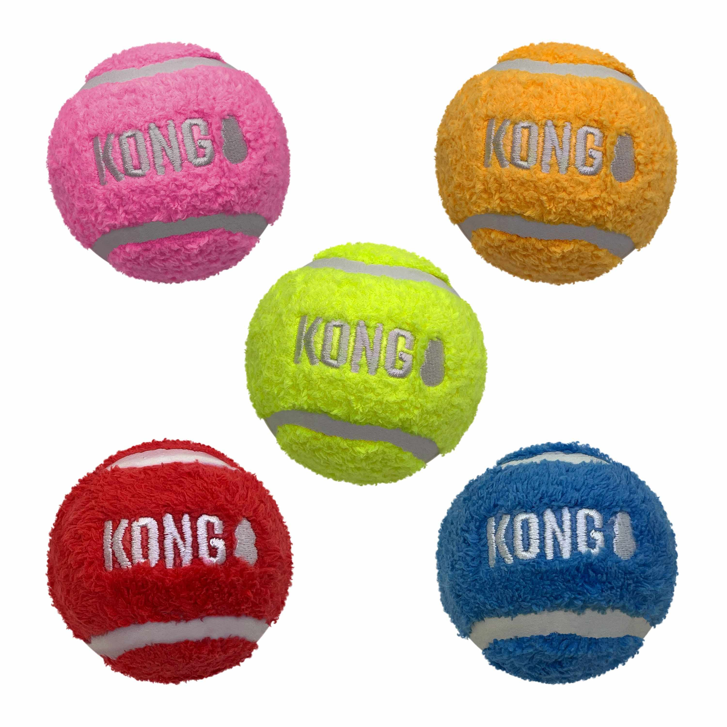 KONG(R) Sport(R) Softies Ball Dog Fetch Toy Assorted, Large Bulk