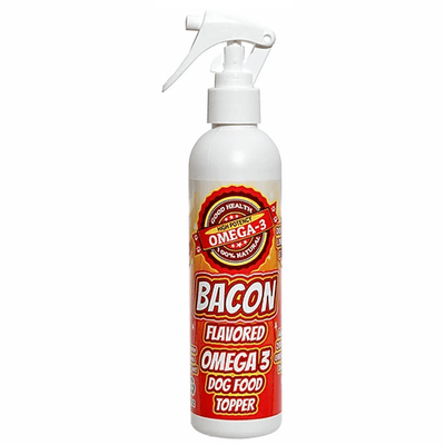 Flavored Sprays Bacon Dog Food Topper | Vegan Omega-3 Spray, 8oz