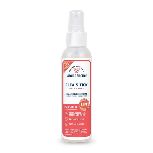 Wondercide F&T & Mosquito Control Spray for Pets + Home, 4 oz, Peppermint