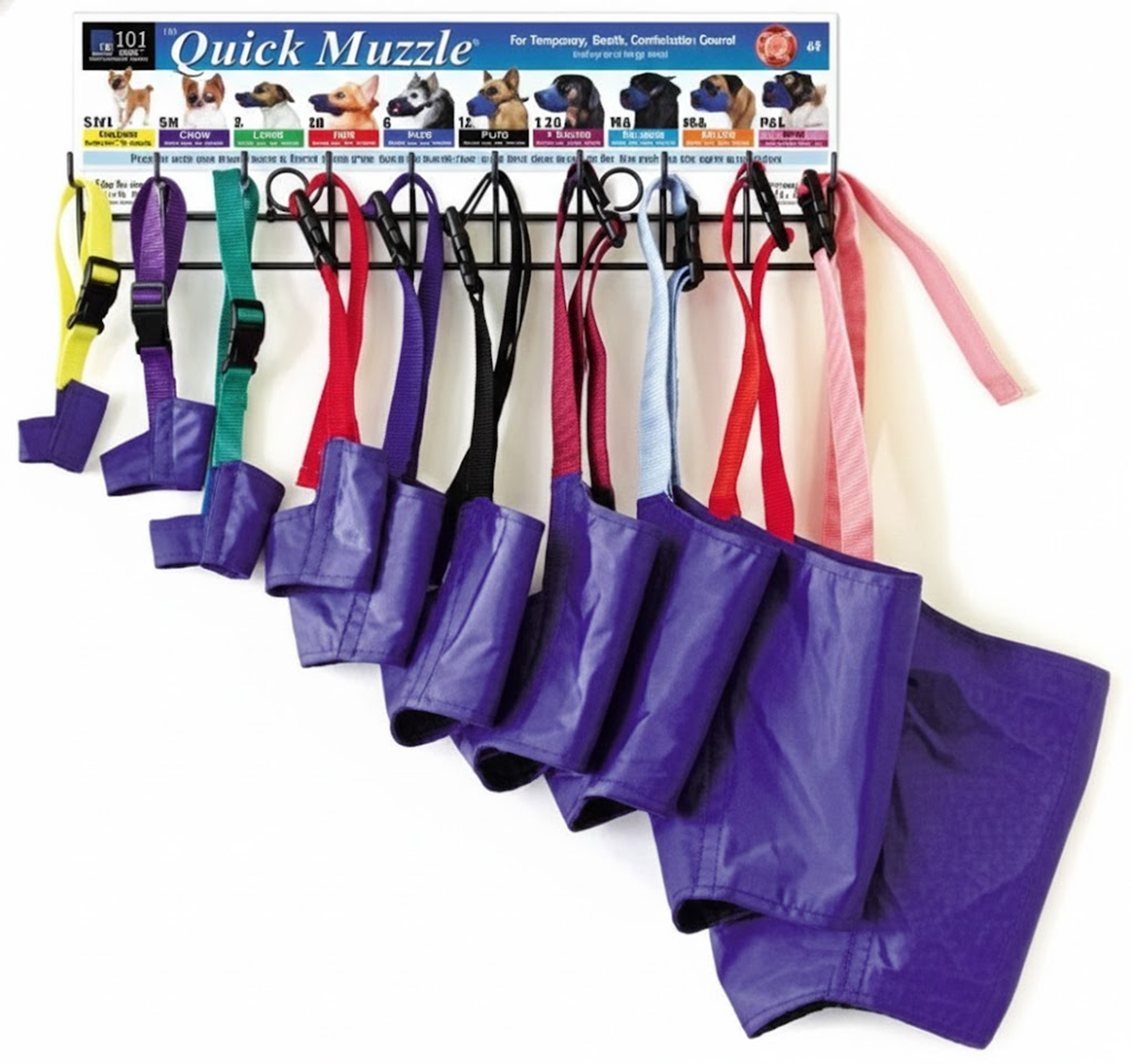 Animal Muzzle Storage Rack, Blue