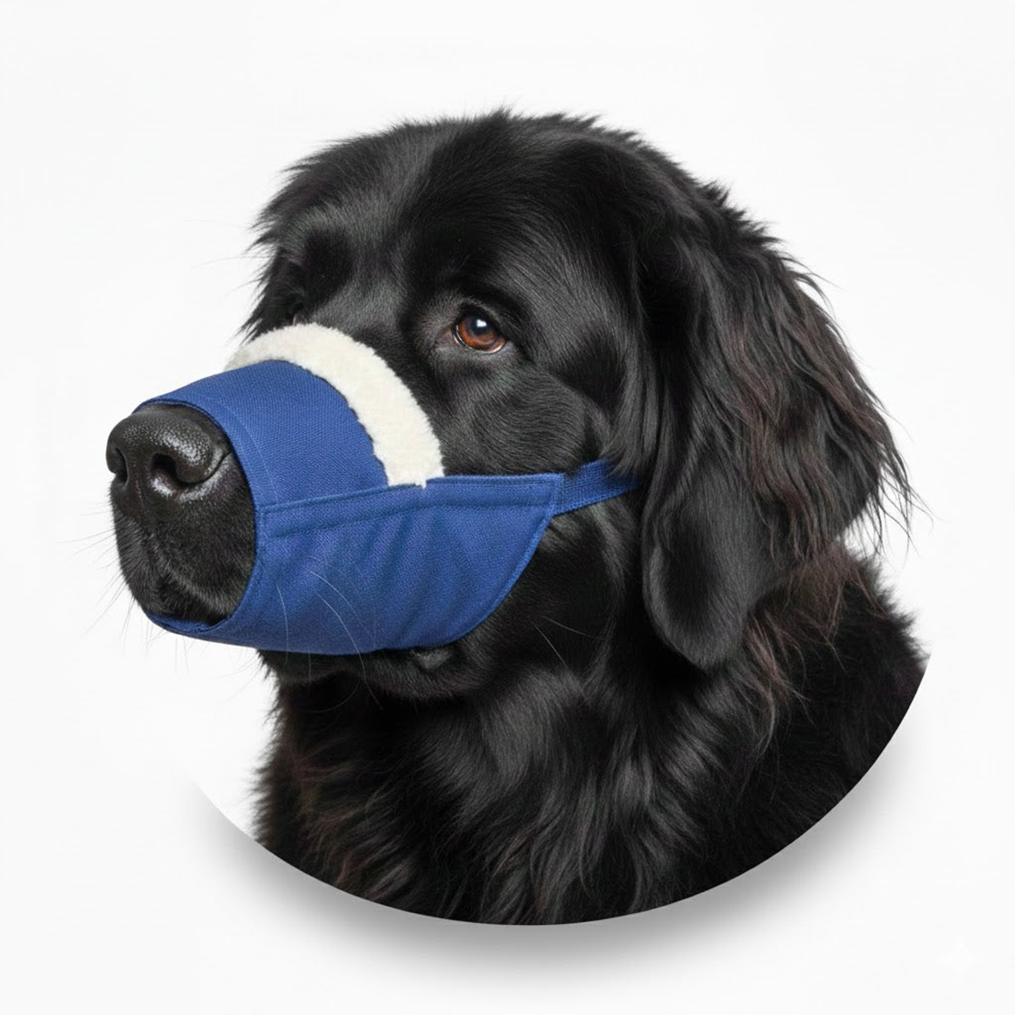 Cozy Quick Muzzle for Dogs, 4XL, Blue