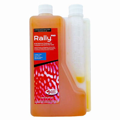 Ruby Reef Rally PRO Broad-Spectrum Fish Parasite Treatment - 1 Liter