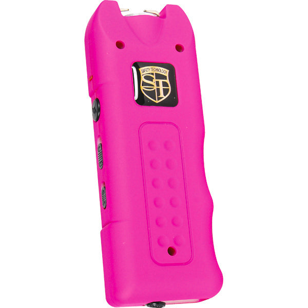 80 Million Volt Multiguard Stun Gun Alarm & Flashlight, Pink