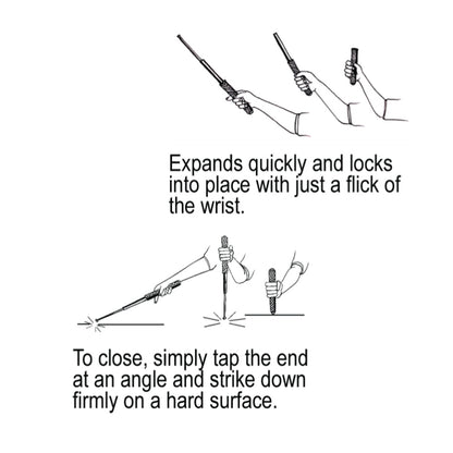 16 Inch Extendable Walking/Camping Stick w/holster