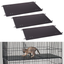 ProSelect Cat Cage Deluxe Platforms – Black Plastic Perch Set, 3 Pc