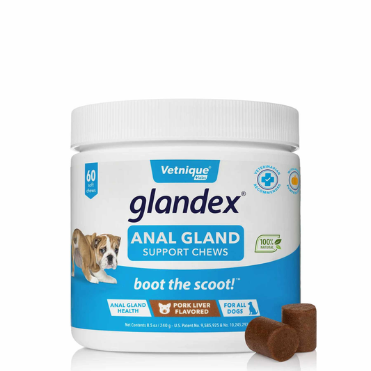 Glandex Pork Liver Soft Chews Jar 60ct