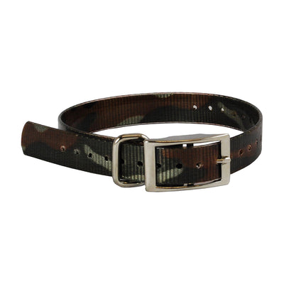 The Buzzard's Roost Camo Replacement Collar Strap for Garmin - 1" x 24"