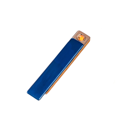 Flameless Rectangular Metal Trim Lighter (Select Color)