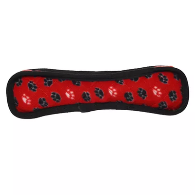 Tuffy Ultimate Bone Dog Toy – Durable 4-Layer Floating Tug Toy, Red