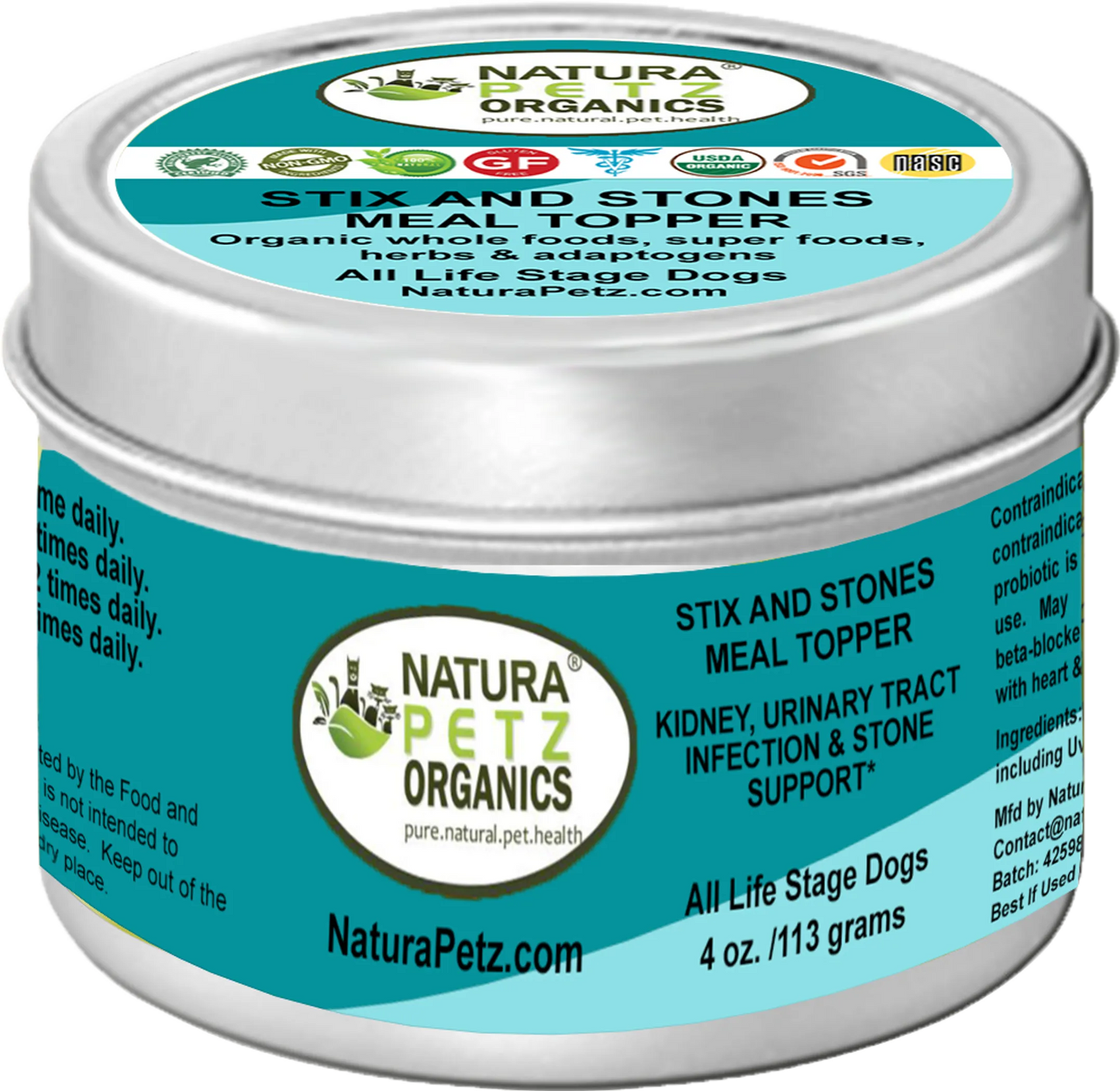 Stix And Stones Meal Topper Kidney, Urinary Tract Infection & Stone, 4 Oz.