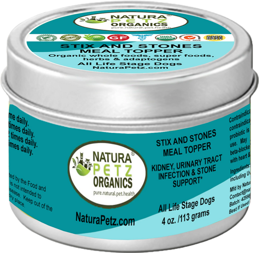 Stix And Stones Meal Topper Kidney, Urinary Tract Infection & Stone, 4 Oz.