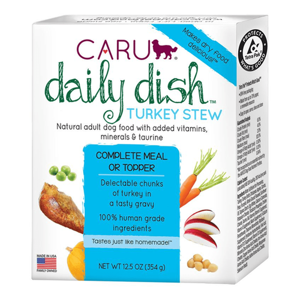 CARU Daily Dish Turkey Stew for Dogs, 12 oz (Case of 12)