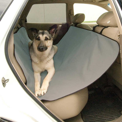 K&H Pet Products Car Seat Saver – Water-Resistant Nylon Dog Hammock, Gray