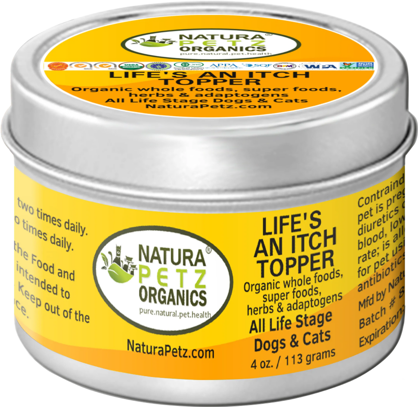 Lifes An Itch! Anti-Allergy Meal Topper, NO FLAVOR Dog & Cat