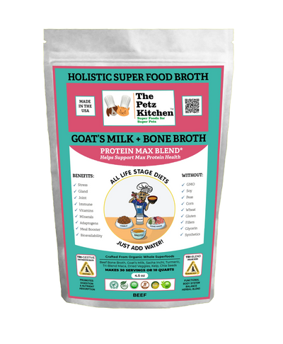 goats milk bone broth protein max blend stress gland