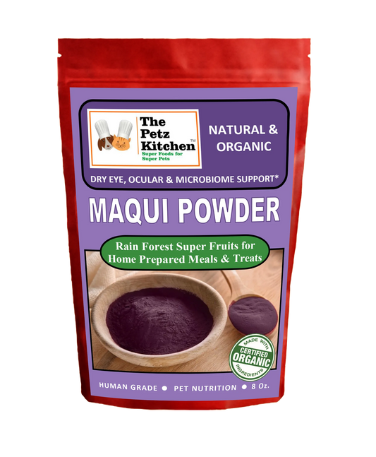 Maqui Berry Powder - Dry Eye Ocular & MicrobiomeOrganic, 8 Oz.