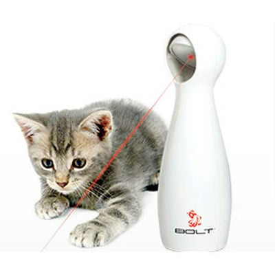 PetSafe FroliCat Bolt Interactive Laser Cat Toy – Automatic White